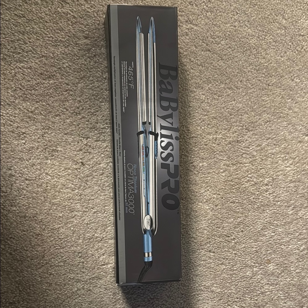 BaBylissPRO Silver Hair Straightener